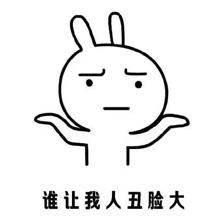 谁让我人丑脸大表情包多图