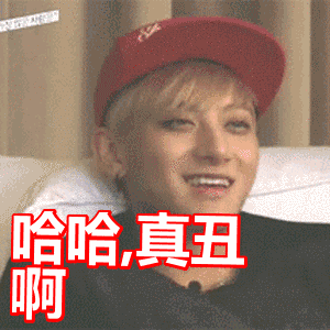 黄子韬gif开心gif大笑gif哈哈真丑啊gif