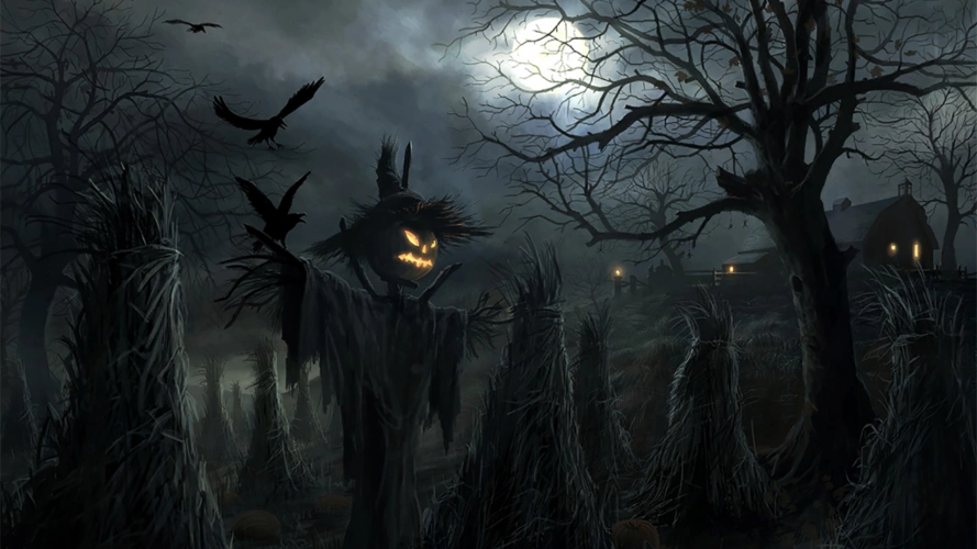 万圣节的恐怖氛围,高清图片,电脑桌面-壁纸族