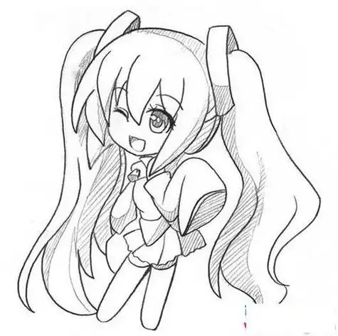 q版兔女漫画简笔画