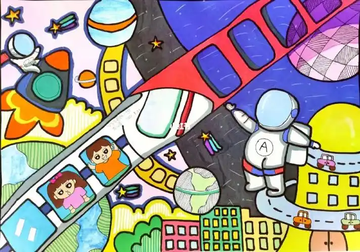 73幼师主题画梦想世界