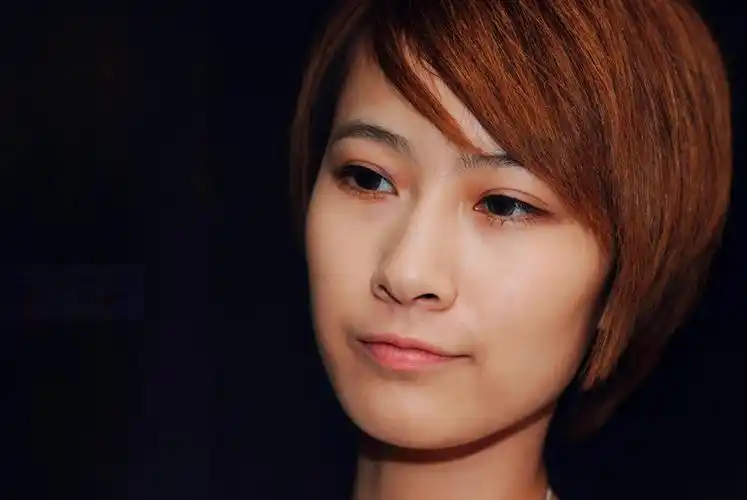 不知名的美女 一组大头照