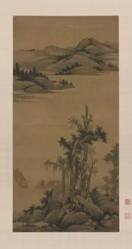 吴镇《渔父图》(传)