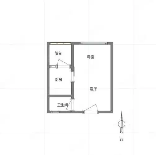 渝北区冉家坝金科蚂蚁一室一厅精装修商品房住宅