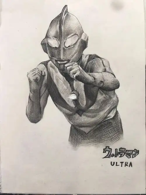 绘画  #上课摸鱼  #画渣摸鱼  #奥特曼