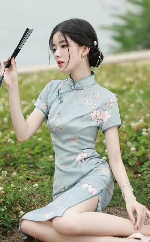 高端旗袍2022年新款年轻款复古中国风气质改良少女日常连衣裙夏季