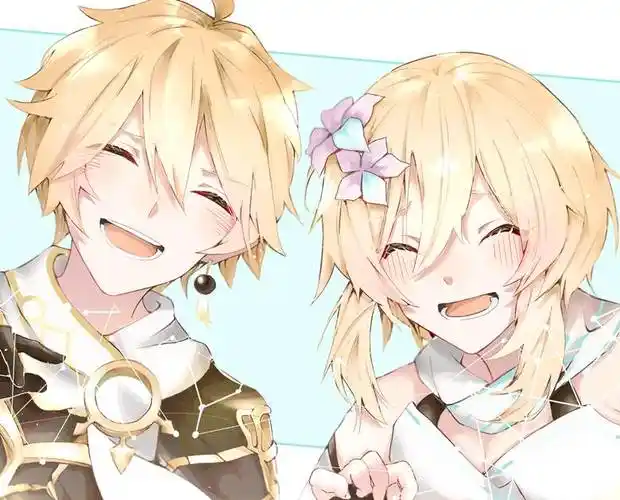 原神空荧兄妹pixiv插画图片