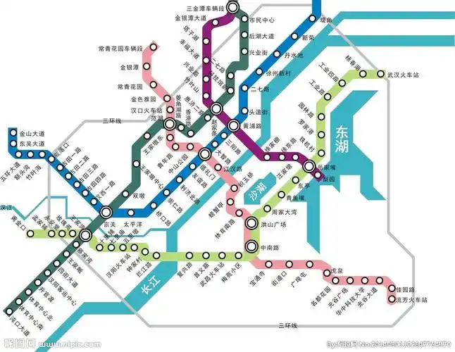 武汉地铁线路图片