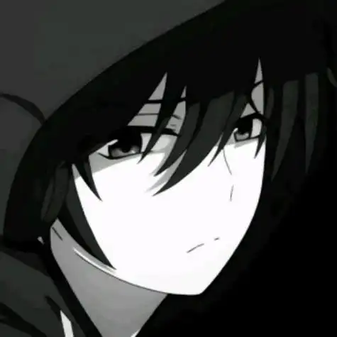 qq男生动漫头像黑白