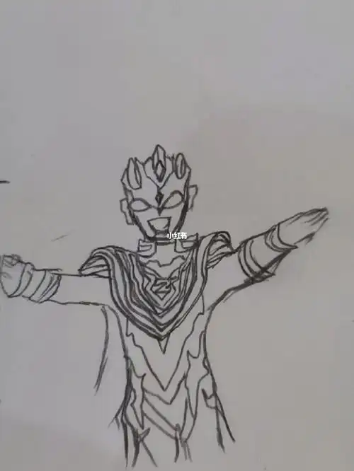 泽塔奥特曼伽马未来简笔画