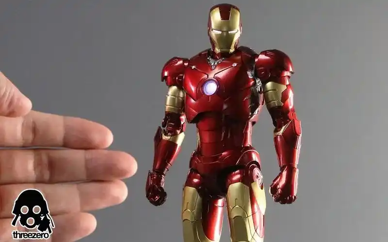 【threezero】dlx 钢铁侠 马克3 mark-3~漫威 铁人 1/12 托尼斯塔克