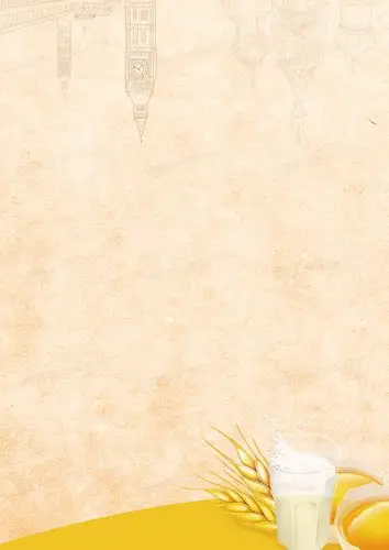 手绘食品海报背景设计