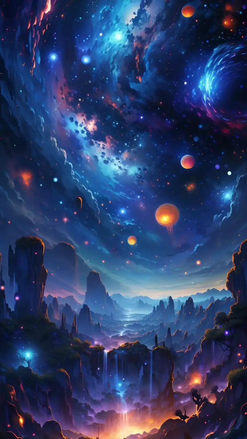 7890 这组独一无二星空锁屏壁纸,真是太美啦!