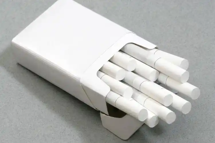 排列整齐的香烟烟草