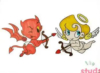 简笔画之小恶魔简笔画q版天使与恶魔简笔画之小恶魔小恶魔图片简笔画