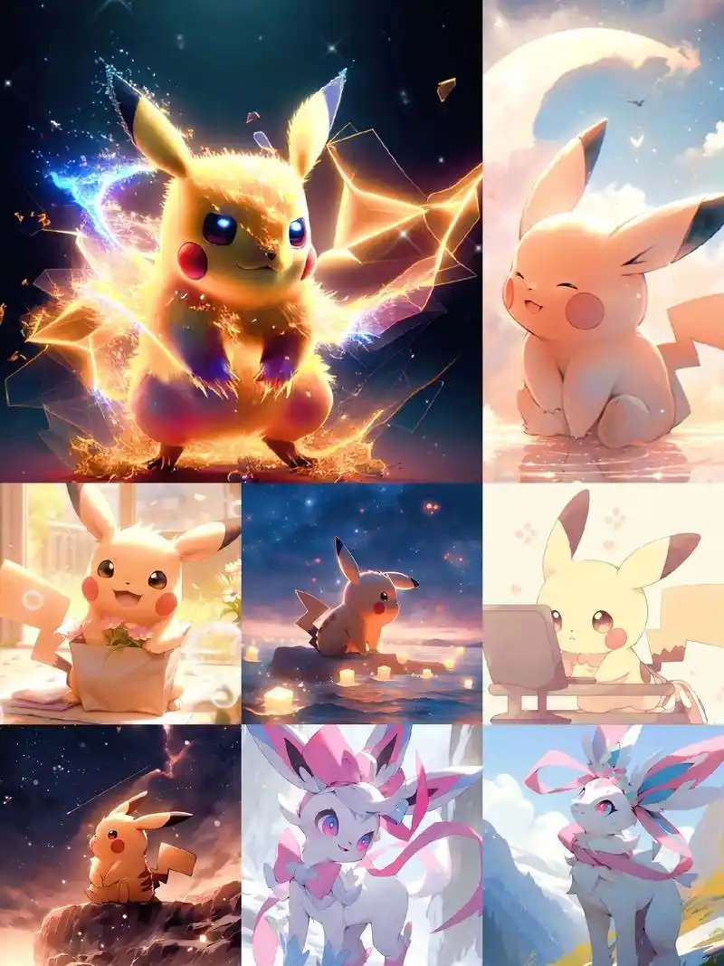 神奇宝贝:皮卡丘头像.#治愈系头像 #治愈系 #皮卡丘头像# - 抖音