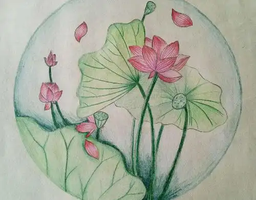 禄丰县龙源实验学校元旦中学绘画展