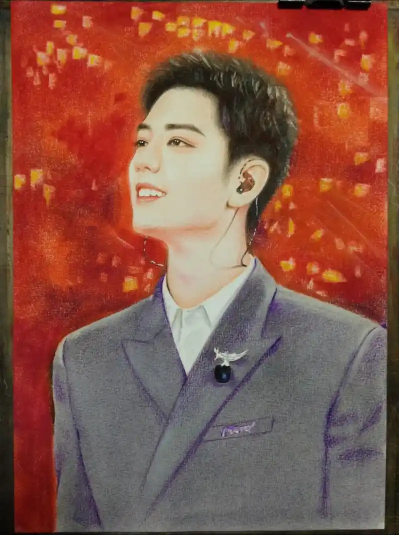 手绘 #肖战红海 #肖战 #向全世界安 - 抖音