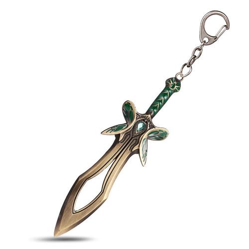 游戏饰品刀塔dota2蝴蝶剑武器钥匙扣挂件两色爆款流行