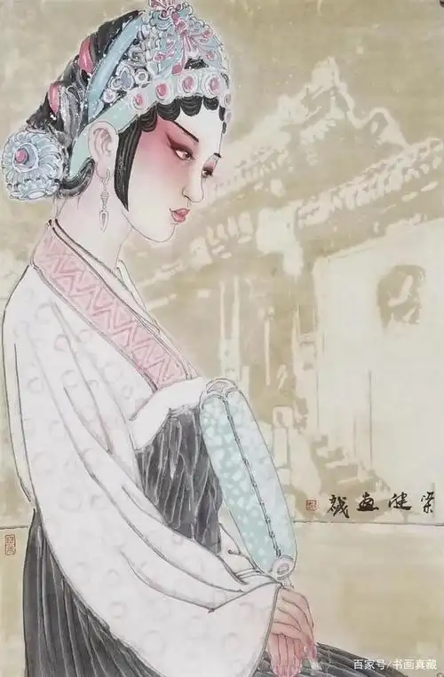 画家梁健——当代水墨戏曲人物领军人物