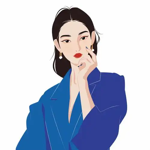 简约的克莱因蓝头像,很适合职场!_颜色_专业_感觉