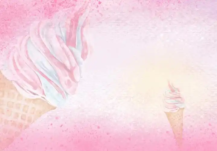 梦幻唯美冰淇淋圣代电脑壁纸素材分享