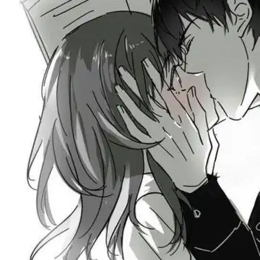 污污的情侣头像亲吻霸气动漫