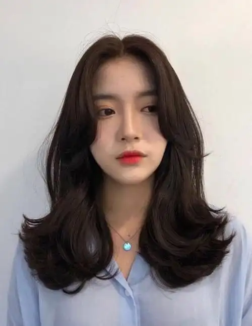 女生期待的八字刘海,韩系,网红,洋气,减龄(2) - 韩式发型 - 发型社