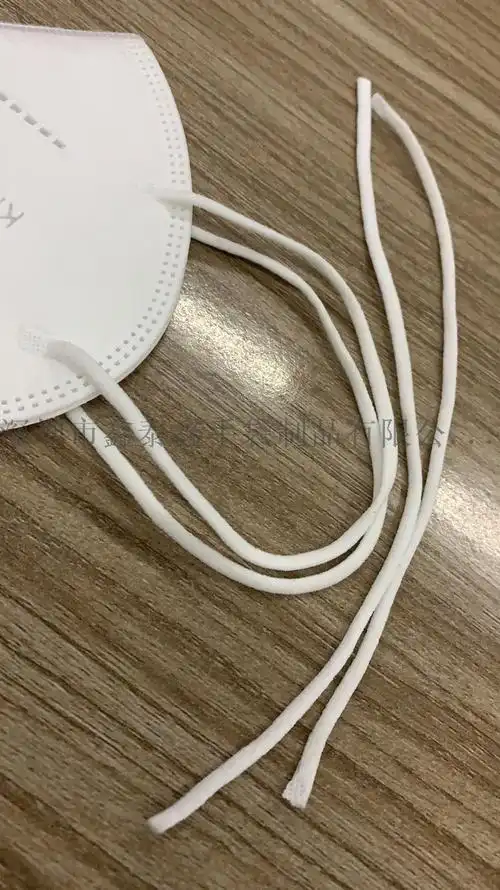 厂家直销口罩耳带绳 不勒耳朵 带起来很舒适