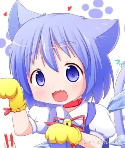 可爱的动漫大头贴气质非凡秀而不媚的二次元女生