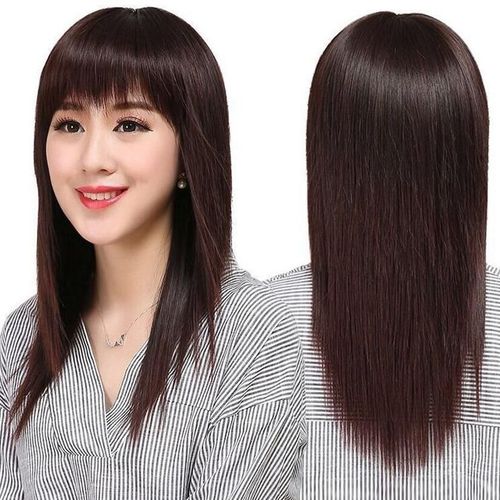 假发女长发全头假发套 女士长直发网红发型时尚逼真中长发真头发