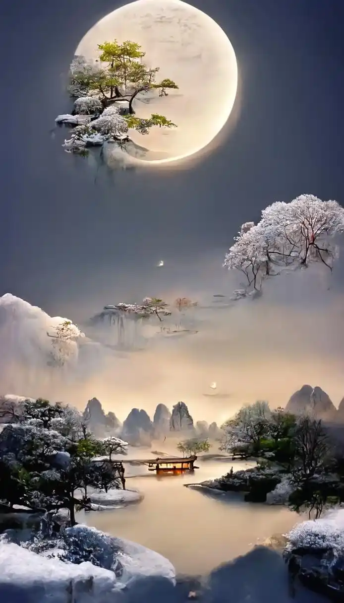 人间仙境美如画 仙境 唯美意境#国风古韵# #美景