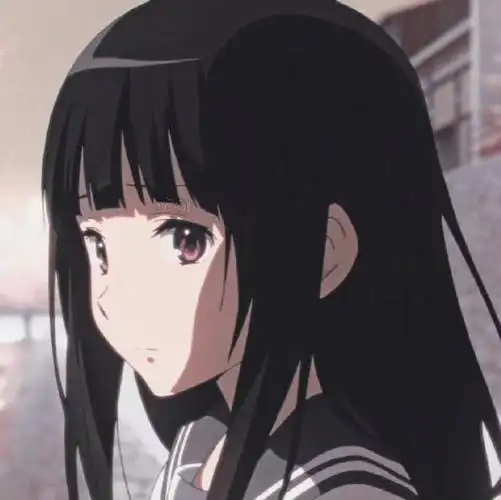 二次元##情侣头像##动漫情头##冰菓##折木奉太郎##千反田爱瑠