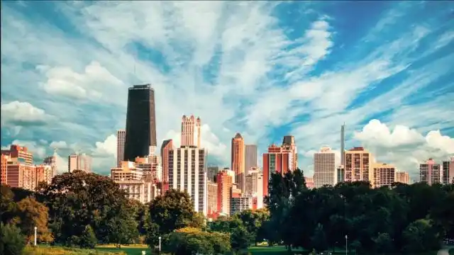 photoshop换照片的天空,几步更换建筑物的天空背景和倒影