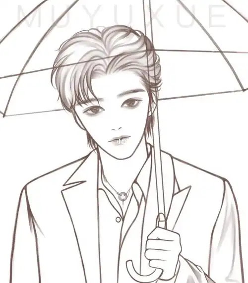 刘宇宁线稿练习