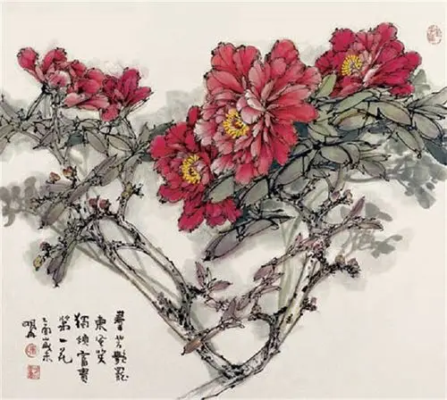 国画花鸟画家曹明冉作品欣赏①