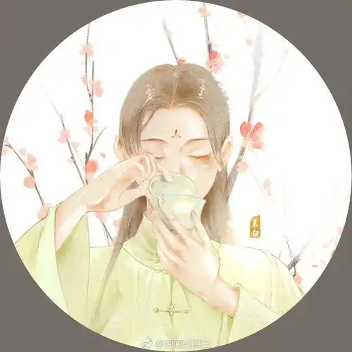 古风 古韵 中国风 手帐素材 插画 手绘 彩绘 头像 壁纸