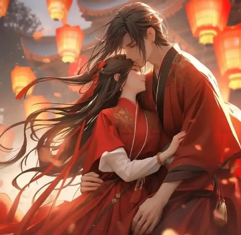 甜酥酥古风情侣头像|红衣系列 676767
