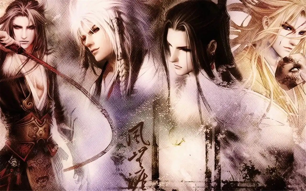 古风手绘古装美男图片壁纸下载