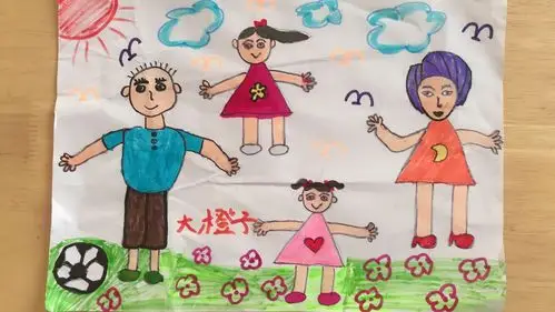 旭日一班 画全家福