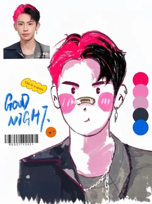 手绘头像  #卡通头像  #小鬼的达琳  #头像约稿  #人物插画  #pro