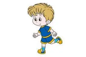 简笔画动图简笔画小孩走路侧身站的小男孩简笔画小朋友跑步侧面简笔