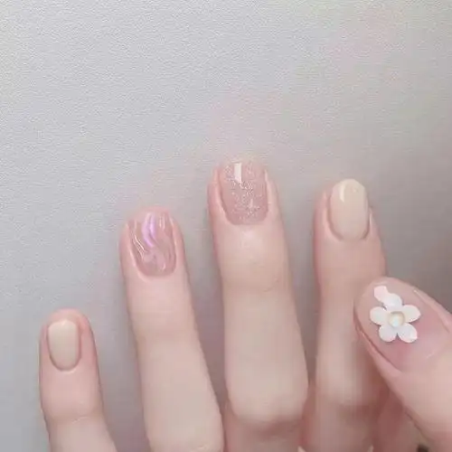 指甲简单夏天怎么做好看(短款指甲美甲图案夏)-第24张图片