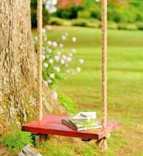 荡漾在秋千上的回忆 唯美秋千意境图_唯美图片