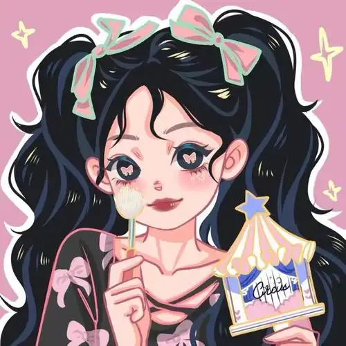 手绘动漫亲子人物设计人设计卡通真人头像鸭鸭手绘真人漫画