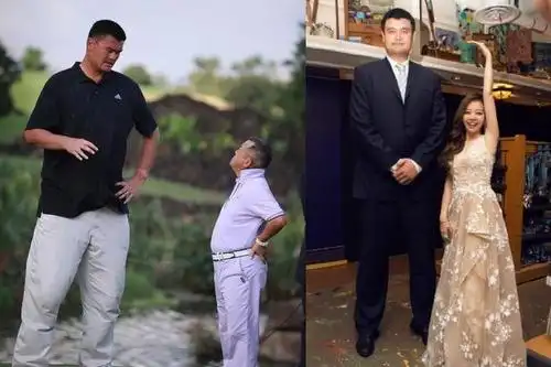 盘点与姚明合影的明星 上演最萌身高差