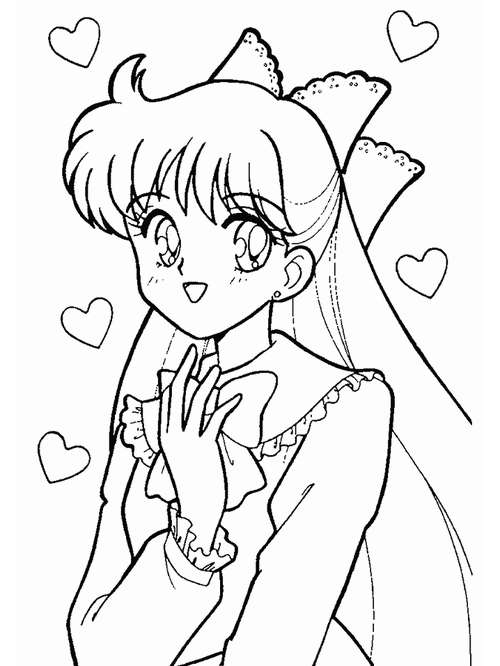 小学美少女简笔画 简笔画图片大全-普车都