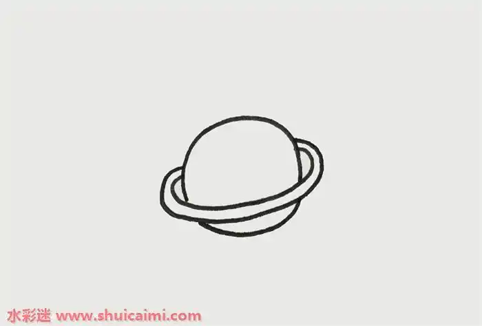 水星怎么画水星简笔画步骤图