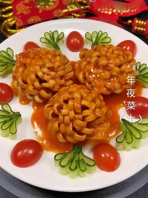 年夜饭第十道菜(花开富贵)送给大家,好看又好吃97美食 美食推荐 年