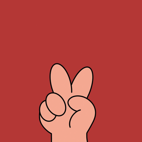 比耶棒剪刀手表情图片下载